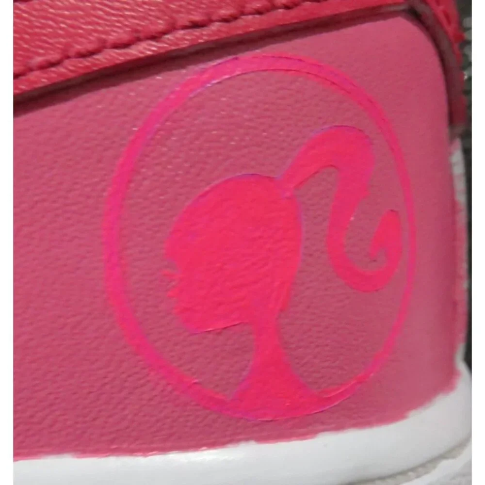 Nike Air Force 1 2007 Custom Barbie Limited Edition Pink & White Sneakers sz 6.5